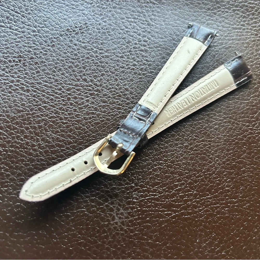 Vintage genuine and imitation leather colorful watch band mix